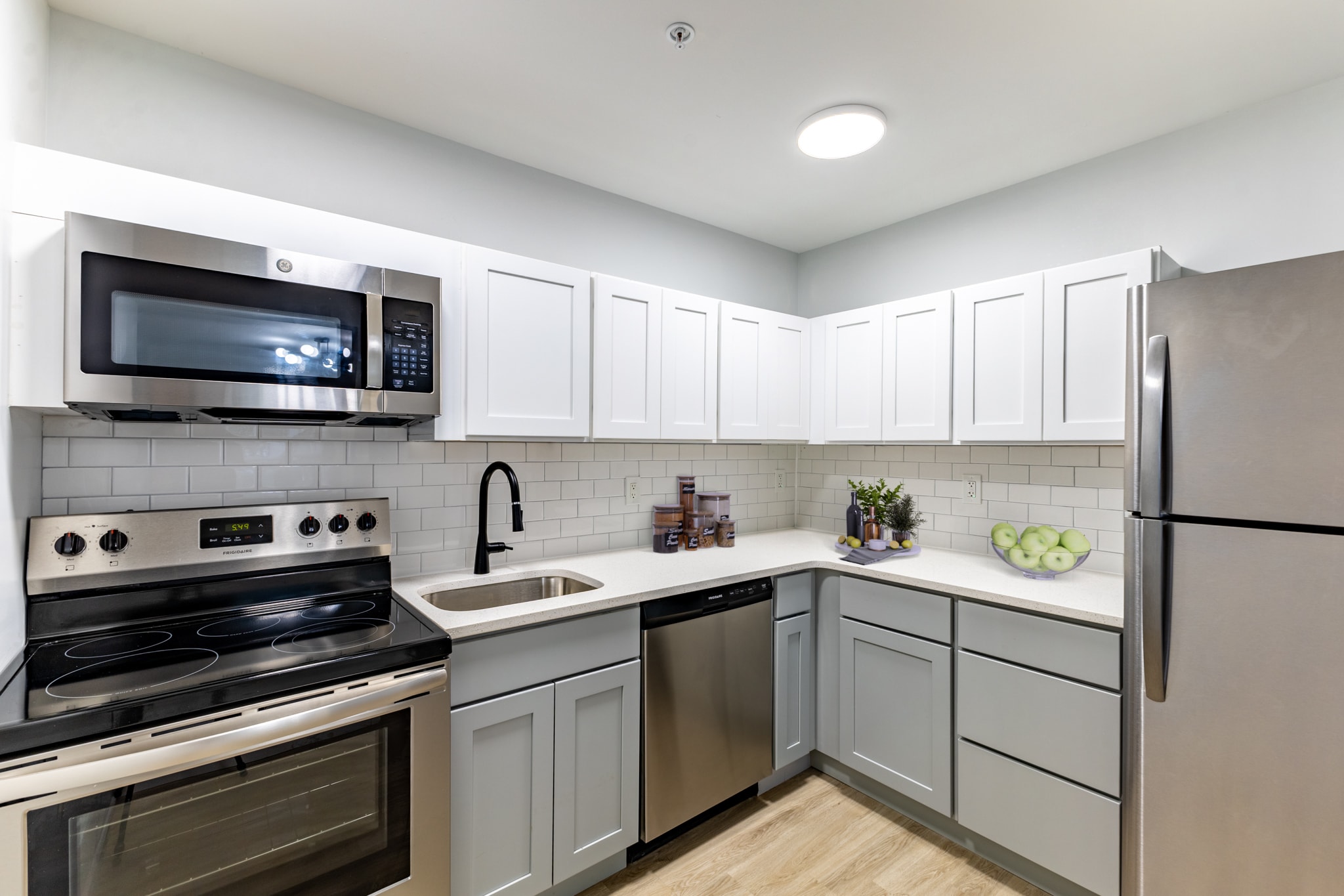 Spacious townhome interior