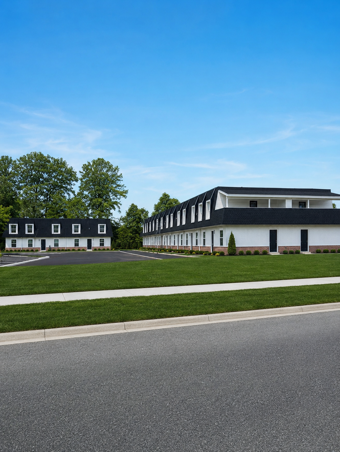 The New Townhomes at Windsor aerial view